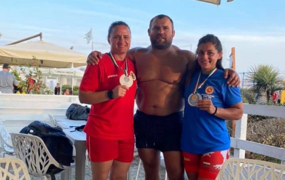 Мария Оряшкова и София Георгиева със сребро от турнира по плажна борба в Рим